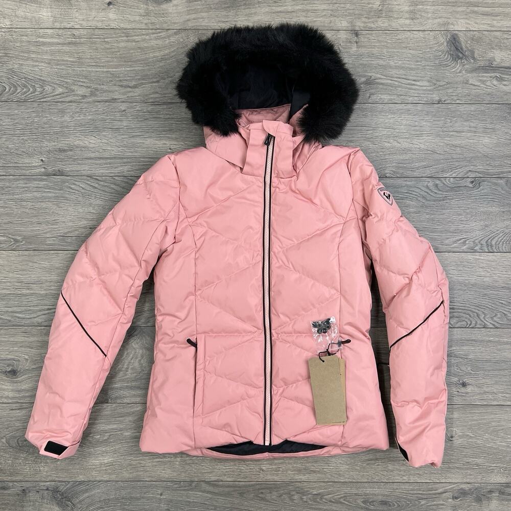 Rossignol Jacket Size XS Womens Cooper Pink Staci Pearly Full Zip Black $350